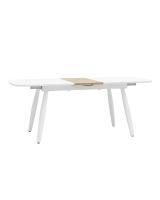 Стол обеденный Чикаго раскладной 160-200*90 белый