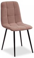 Стул CHILLY MAX  Велюр/металл , 45 х 59 х 88 см , серо-бежевый 08/черный  (поставляется по 2 шт) фото Стул CHILLY MAX  Велюр/металл , 45 х 59 х 88 см , серо-бежевый 08/черный  (поставляется по 2 шт). Фото №1
