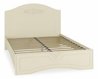кровать 2000*1400 Ассоль плюс АС-112К с ламелями и комплектом опор ваниль