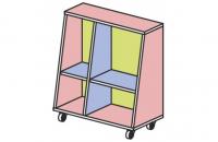 Шкаф навесной открытый Силуэт фото Шкаф навесной открытый Силуэт. Фото №1