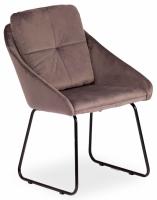 Кресло STAR (mod. CY-1919) вельвет/металл, 68 х 60 х 88 см , серый (HLR 24)/черный (поставляется по 4 шт) Кресло STAR (mod. CY-1919) вельвет/металл, 68 х 60 х 88 см , серый (HLR 24)/черный (поставляется по 4 шт). Фото №1