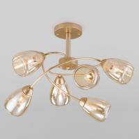 Потолочная люстра Eurosvet Noemi 30168/6 матовое золото фото Потолочная люстра Eurosvet Noemi 30168/6 матовое золото. Фото №1
