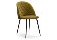 Стул Зест микровелюр 12 / черный глянец