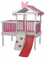 Комплекс игровой ДК7Р, розовый, серый