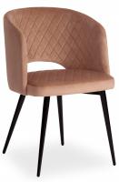 Кресло WIND (mod. 717) ткань/металл, 55х55х80 см, высота до сиденья 48 см, бежевый barkhat 5/черный (поставляется по 4 шт)