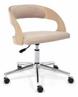 Кресло JAZZ дуб, флок , бежевый, 7. Фото №1