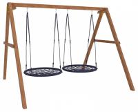 Качели детские Р911-29, коричневый фото Качели детские Р911-29, коричневый. Фото №1