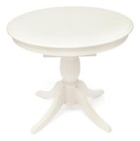 Стол обеденный BEATRICE NEW (Беатриче New)дерево гевея/мдф, 90+35х90х76 см, pure white (402) Стол обеденный BEATRICE NEW (Беатриче New)дерево гевея/мдф, 90+35х90х76 см, pure white (402). Фото №1