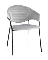 Стул Алексис велюр серый фото Стул Алексис велюр серый. Фото №1