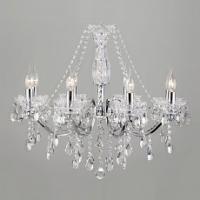 Подвесная люстра Eurosvet Brianna 3188/8 хром Strotskis фото Подвесная люстра Eurosvet Brianna 3188/8 хром Strotskis. Фото №1