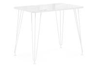 Стол стеклянный Хумфри белый. Фото №1