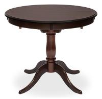 Стол раскладной Siena ( SA-T4EX) дерево гевея/мдф, 90+30х90х75см, Tobacco. Фото №1