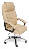 Компьютерное кресло BERGAMO хром кож/зам, бежевый, 36-34  id -