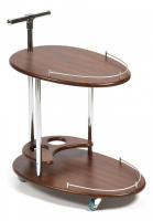 Стол сервировочный FAIRPORT МДФ/металл, 70*47*80,5 см, Орех Стол сервировочный FAIRPORT МДФ/металл, 70*47*80,5 см, Орех. Фото №1