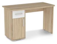 Лайт-1 Стол компьютерный 1200  дуб сонома/белый фото Лайт-1 Стол компьютерный 1200  дуб сонома/белый. Фото №1