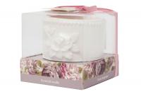 Керамический подсвечник с ароматической свечой Secret De Maison Flower Garden (mod. TFP 118GF) (Белый) фото Керамический подсвечник с ароматической свечой Secret De Maison Flower Garden (mod. TFP 118GF) (Белый)