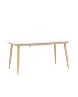 Стол обеденный Стокгольм раскладной 160-220*90 белый фото Стол обеденный Стокгольм раскладной 160-220*90 белый