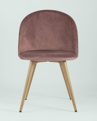 Стул Лион велюр с ромбами розовый. Фото №5