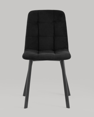 Стул Oliver Square велюр черный. Фото №5