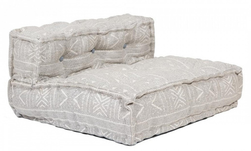 Модуль мягкий со спинкой  Secret De Maison SICILIA (mod. 10097) cotton Kilim, 80х80х43см, серый фото Модуль мягкий со спинкой  Secret De Maison SICILIA (mod. 10097) cotton Kilim, 80х80х43см, серый. Фото №1