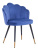 Стул Камилла велюр королевский синий фото Стул Камилла велюр королевский синий. Фото №1