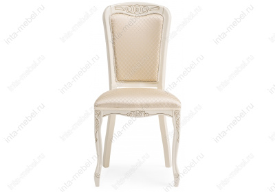 Стул деревянный Клето патина золото / ромб. Фото