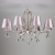 Подвесная люстра Eurosvet Aurelia 10089/8 сатин-никель/прозрачный хрусталь Strotskis. Фото №1