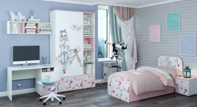 Шкаф платяной Малибу,белый. Фото