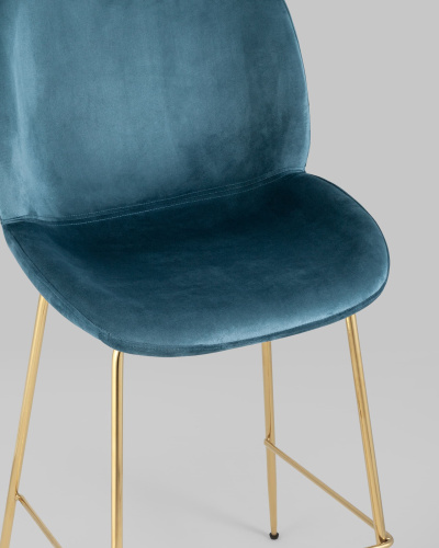 Стул полубарный Beetle со спинкой маренго. Фото №9