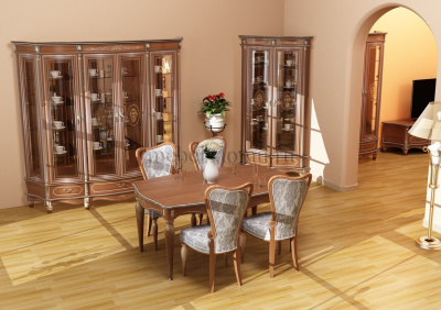 Витрина 4-х дверная Палермо-1 фото Витрина 4-х дверная Палермо-1. Фото №2