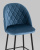 Стул барный Марсель велюр пыльно-синий фото Стул барный Марсель велюр пыльно-синий. Фото №9