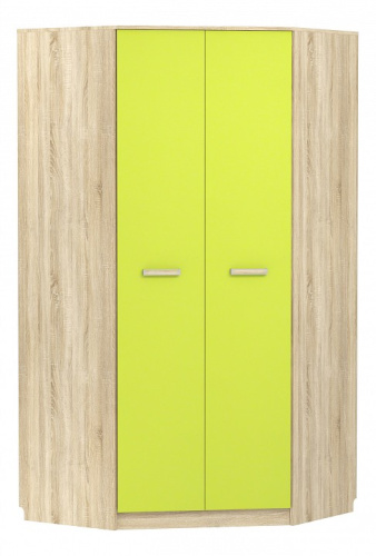 Акварель НМ 013.04-04 М Шкаф угловой Лайм, Дуб Сонома. Фото №1