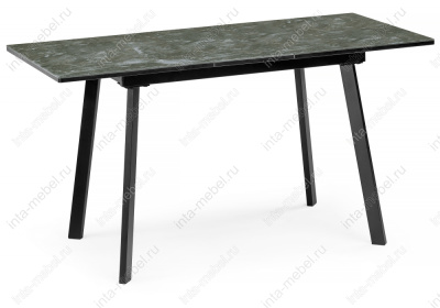 Стол деревянный Агни 110 королевский мрамор / черный матовый. Фото №2