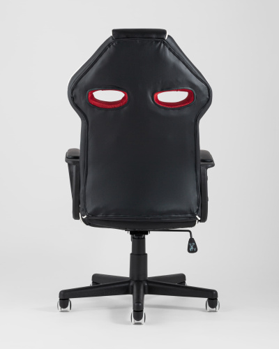 Кресло игровое TopChairs Racer Lighti черное с красным фото Кресло игровое TopChairs Racer Lighti черное с красным. Фото №6