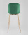 Стул барный Beetle со спинкой изумрудный фото Стул барный Beetle со спинкой изумрудный. Фото №6
