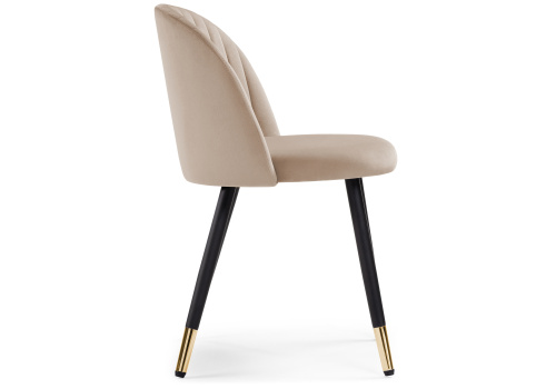 Стул Gabi dark beige / black / gold. Фото №3