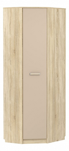 Акварель НМ 013.04-02 М Шкаф угловой Левый, Капучино, Дуб Сонома. Фото №1