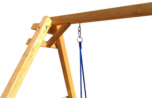 Качели детские Р911-19, коричневый. Фото №6