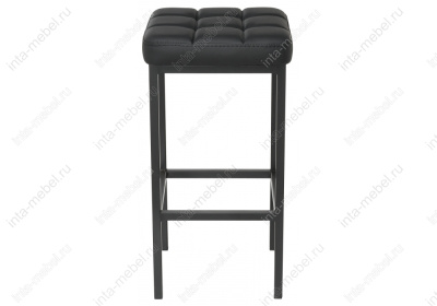 Барный стул Лофт кожзам d6 / черный матовый. Фото №2