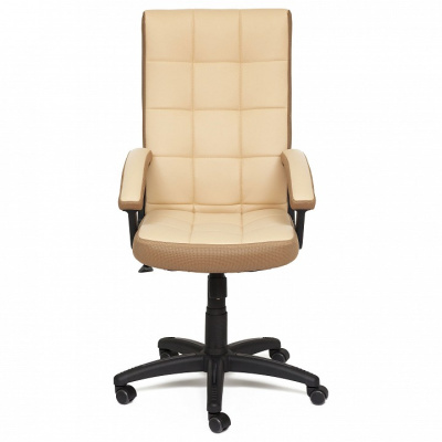 Компьютерное кресло TRENDY кож/зам/ткань,бежевый/бронзовый, 36-34/21. Фото №2