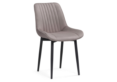 Стул Седа велюр латте / черный фото Стул Седа велюр латте / черный. Фото №2