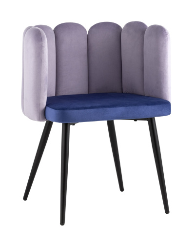 Кресло Карнавал сиреневое/синее. Фото №2