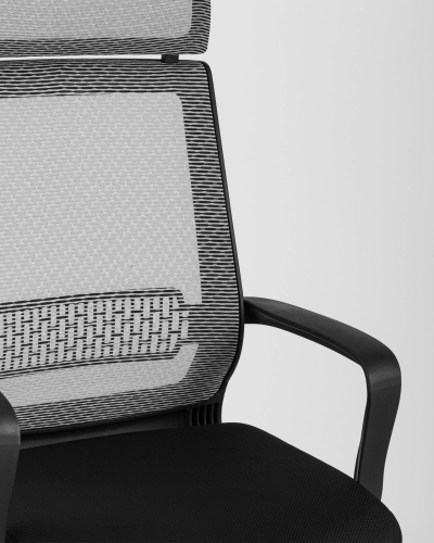 Кресло офисное TopChairs Style серое. Фото №10