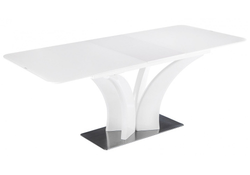 Стол стеклянный Horns 160 super white. Фото №1