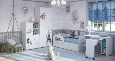 Ограничитель для кровати Трио,белый. Фото №3