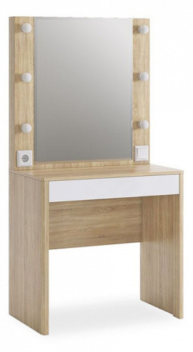 Зара Трюмо дуб сонома/белый. Фото №1