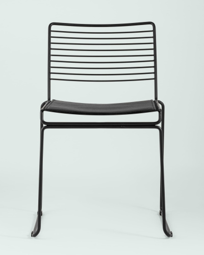 Стул обеденный Danny черный с черной подушкой. Фото №5