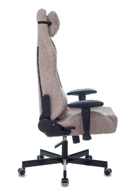 Кресло игровое Knight T1 серый экомех с подголов. крестовина металл фото Кресло игровое Knight T1 серый экомех с подголов. крестовина металл. Фото №4