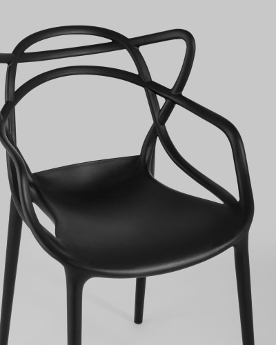 Стул Masters (Мастерс) пластик черный. Фото №9