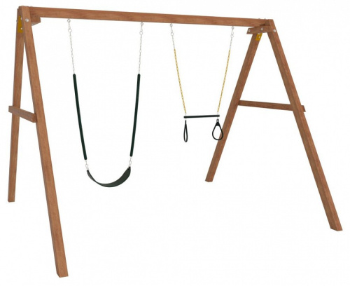 Качели детские Р911-25, коричневый. Фото №1